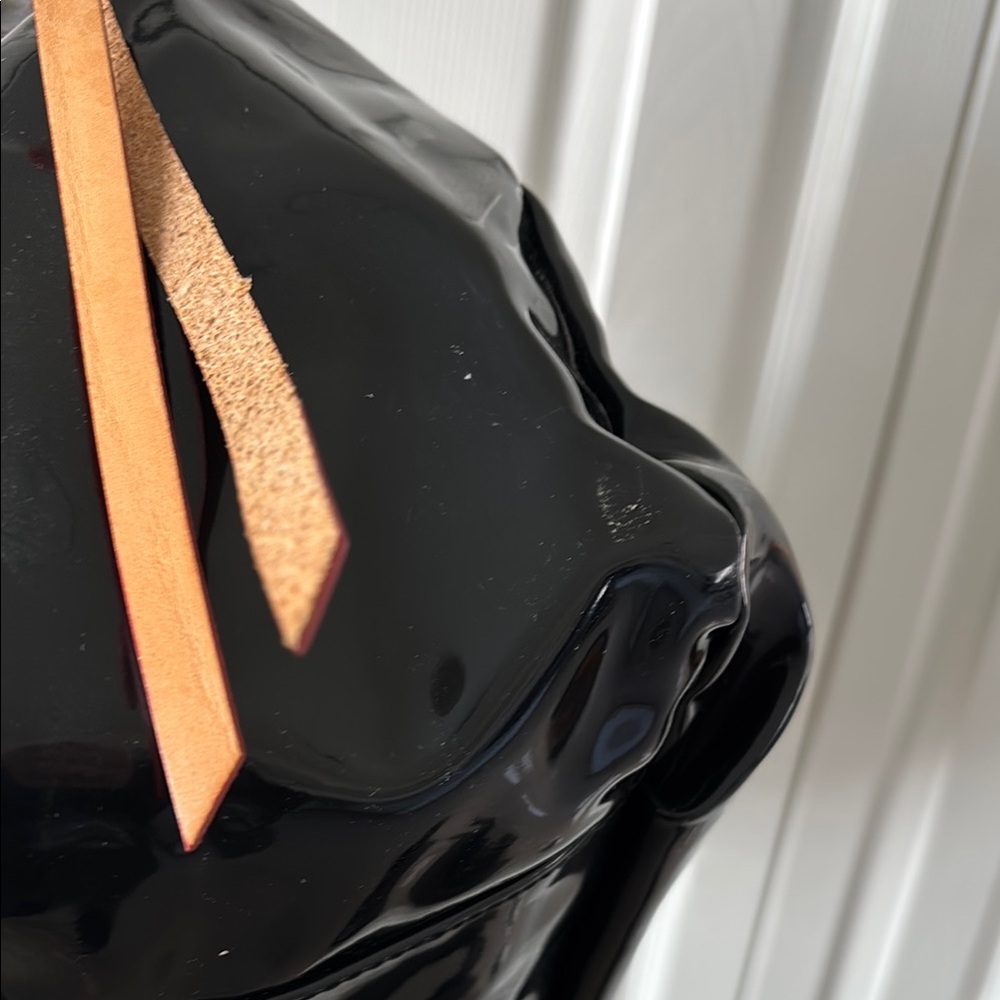 Dooney & Bourke Black Patent Leather Shoulder Bag - Picture 7 of 10